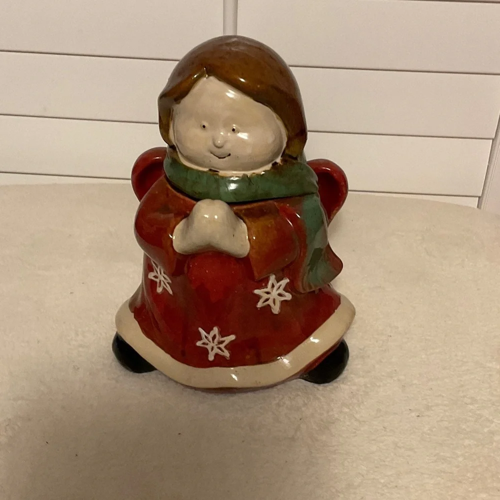Target Holiday Angel Figurine - Red and Green